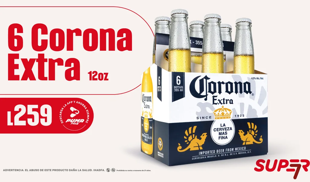 Promoción Super 7 - 6x Corona Extra