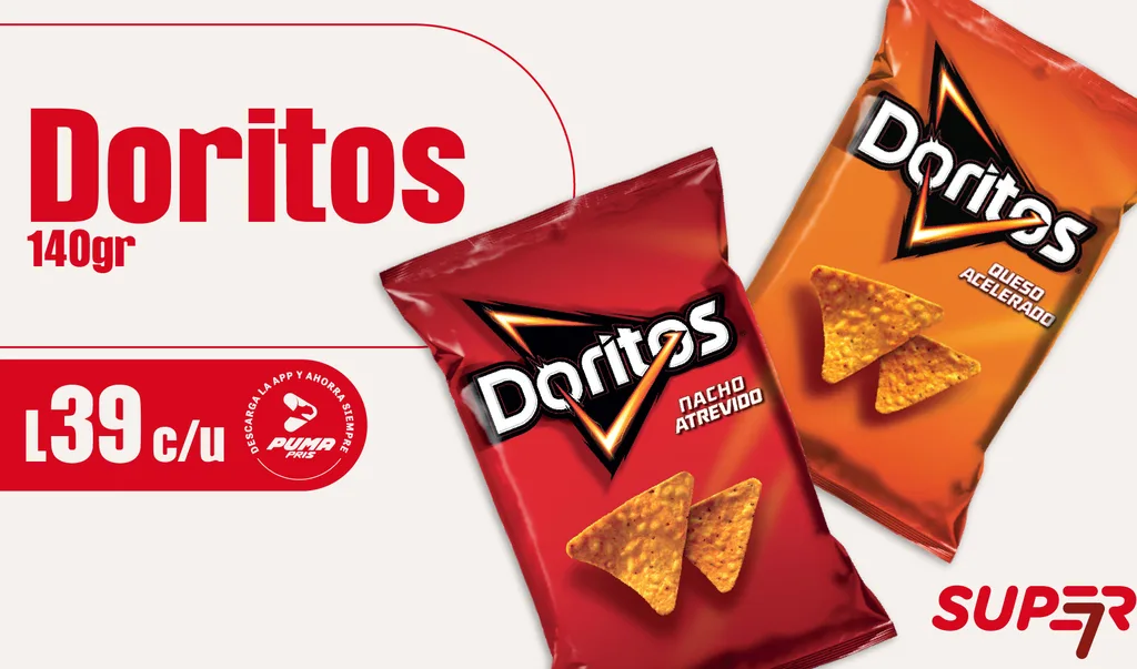 Promoción Super 7 - Doritos 140g